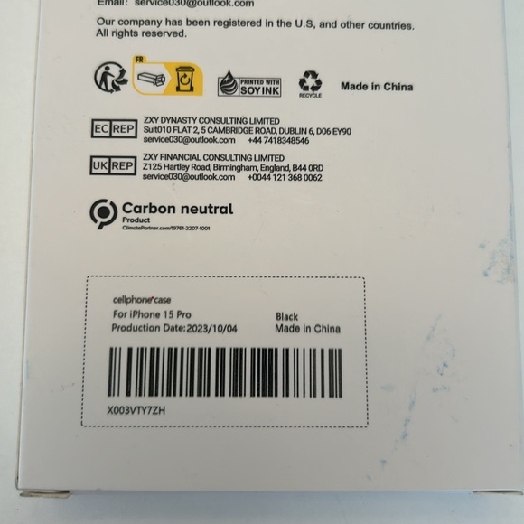 NEW NIB Humixx iPhone 15 Pro black magnetic phone case - Picture 4 of 4